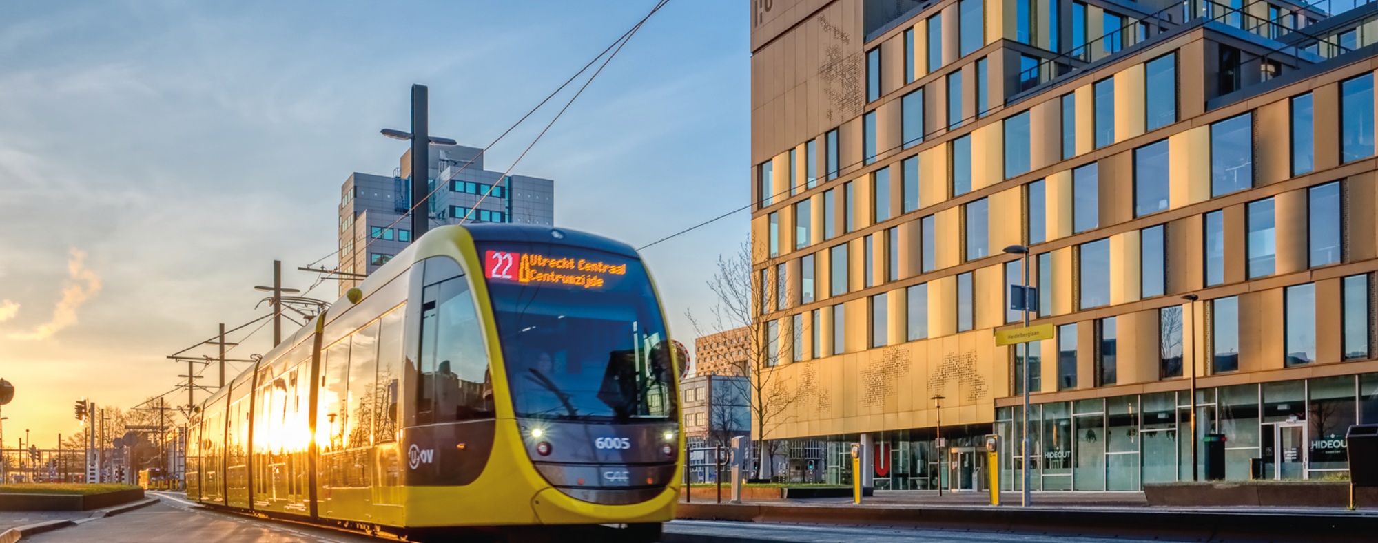 Utrecht Science Park bij zonsopkomst