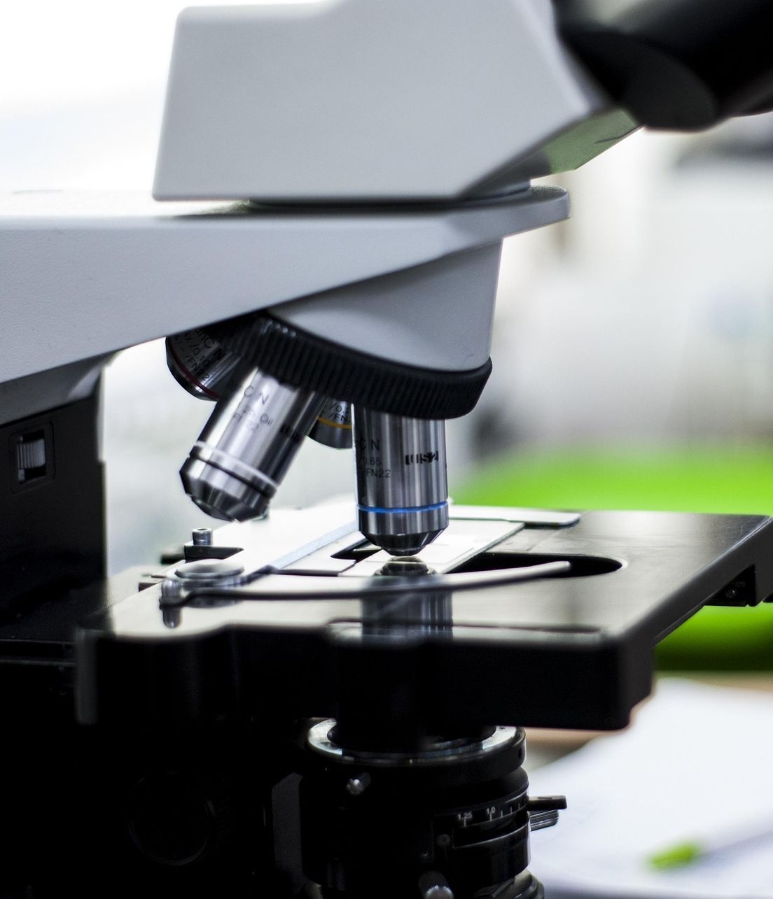 Close-up van microscoop